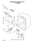 Diagram for 03 - Refrigerator Liner Parts