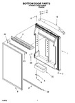 Diagram for 04 - Bottom Door Parts