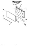 Diagram for 05 - Top Door Parts