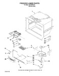 Diagram for 03 - Freezer Liner Parts