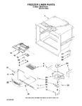 Diagram for 03 - Freezer Liner Parts