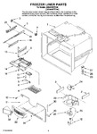 Diagram for 02 - Freezer Liner Parts