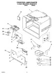 Diagram for 02 - Freezer Liner Parts