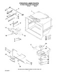 Diagram for 02 - Freezer Liner Parts