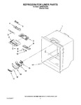 Diagram for 02 - Refrigerator Liner Parts