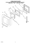 Diagram for 03 - Oven Door Parts