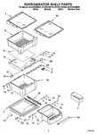 Diagram for 03 - Refrigerator Shelf Parts