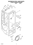 Diagram for 02 - Refrigerator Liner Parts