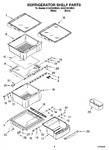 Diagram for 03 - Refrigerator Shelf Parts