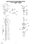 Diagram for 05 - Motor And Ice Container Parts