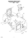 Diagram for 08 - Dispenser Front Parts