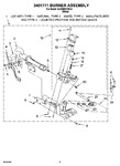 Diagram for 04 - 3401771 Burner Assembly