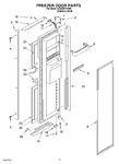 Diagram for 08 - Freezer Door