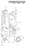 Diagram for 02 - Refrigerator Liner Parts