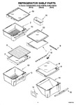 Diagram for 03 - Refrigerator Shelf Parts