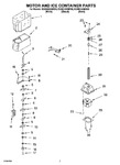 Diagram for 05 - Motor And Ice Container Parts