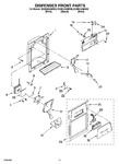 Diagram for 08 - Dispenser Front Parts