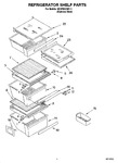 Diagram for 03 - Refrigerator Shelf Parts