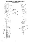 Diagram for 05 - Motor And Ice Container Parts