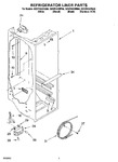 Diagram for 02 - Refrigerator Liner Parts