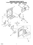 Diagram for 08 - Dispenser Front Parts