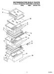 Diagram for 03 - Refrigerator Shelf Parts