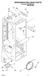 Diagram for 02 - Refrigerator Liner Parts