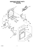 Diagram for 08 - Dispenser Front Parts