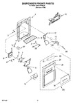 Diagram for 08 - Dispenser Front Parts