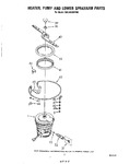 Diagram for 05 - Heater, Pump And Lower Sprayarm