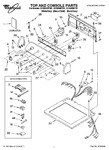 Diagram for 01 - Top And Console Parts