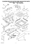 Diagram for 02 - Evaporator, Ice Cutter Grid And Water Parts