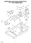 Diagram for 02 - Burner Box, Gas Valves, And Switches