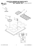 Diagram for 01 - Cooktop, Burner And Grate Parts