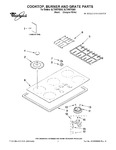 Diagram for 01 - Cooktop, Burner And Grate Parts