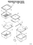 Diagram for 03 - Refrigerator Shelf Parts