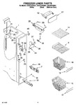 Diagram for 04 - Freezer Liner Parts