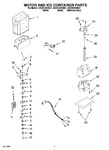 Diagram for 05 - Motor And Ice Container Parts