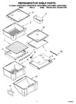 Diagram for 03 - Refrigerator Shelf Parts