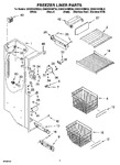 Diagram for 04 - Freezer Liner Parts