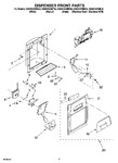 Diagram for 08 - Dispenser Front Parts