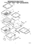 Diagram for 03 - Refrigerator Shelf Parts