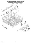 Diagram for 09 - Upper Rack And Track Parts