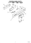 Diagram for 02 - Control Panel Parts