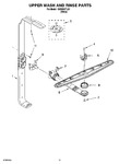 Diagram for 10 - Upper Wash And Rinse Parts