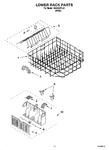 Diagram for 11 - Lower Rack Parts