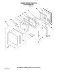 Diagram for 02 - Oven Door Parts