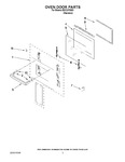 Diagram for 02 - Oven Door Parts