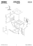 Diagram for 01 - Oven Parts