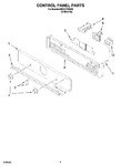 Diagram for 04 - Control Panel Parts